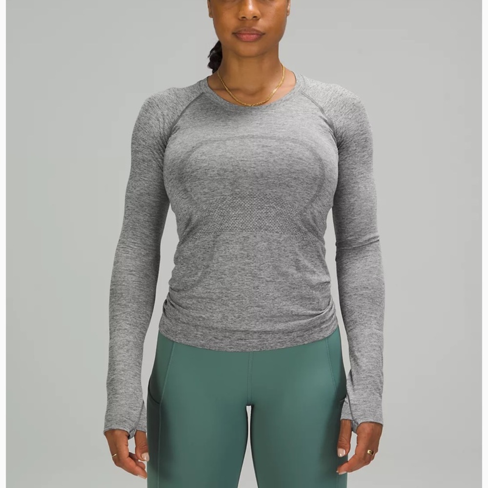 lululemon athletica Gray Long Sleeve Top